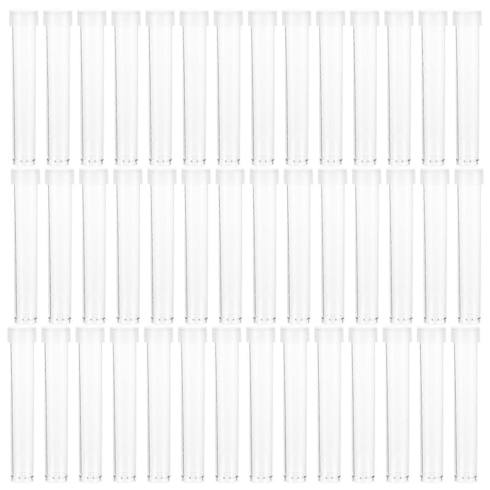 100pcs Clear Test Tubes Scientific Experiments Tubes Party Candy Storage