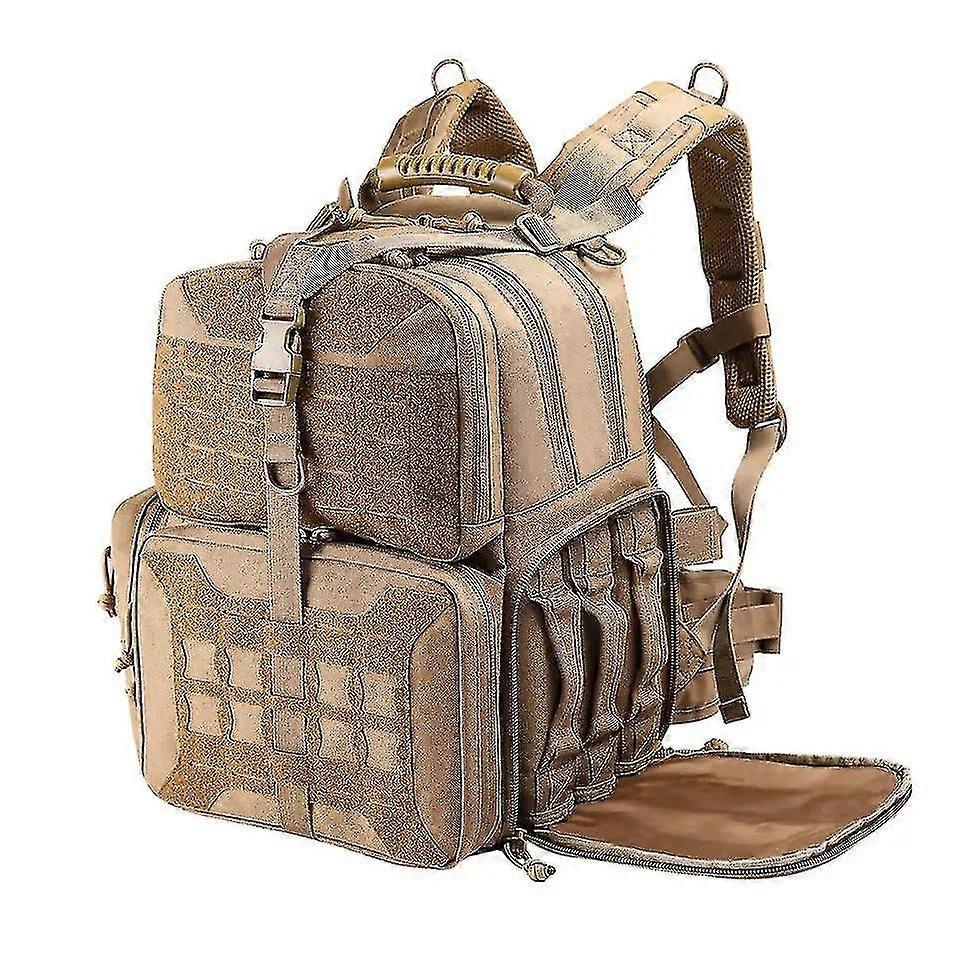 Large EDC Tactical Backpack - Waterproof Camping and Hiking Bag for Men, Molle Assault Range Daypack Rucksack for Hunting, Climbing, and Gym