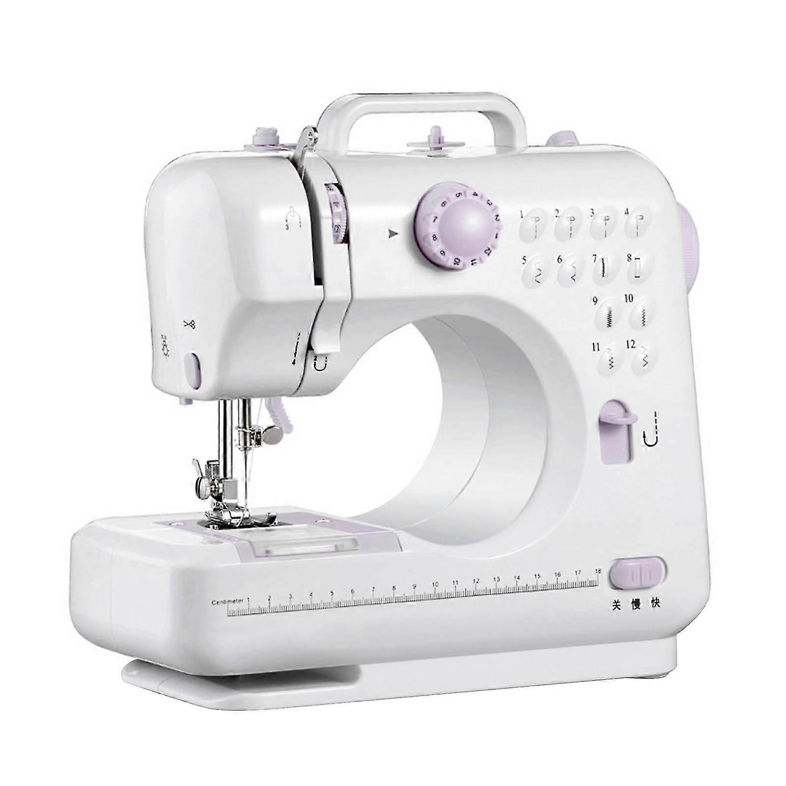 Mini Multifunction Portable Electric Sewing Machine - Household US Plug