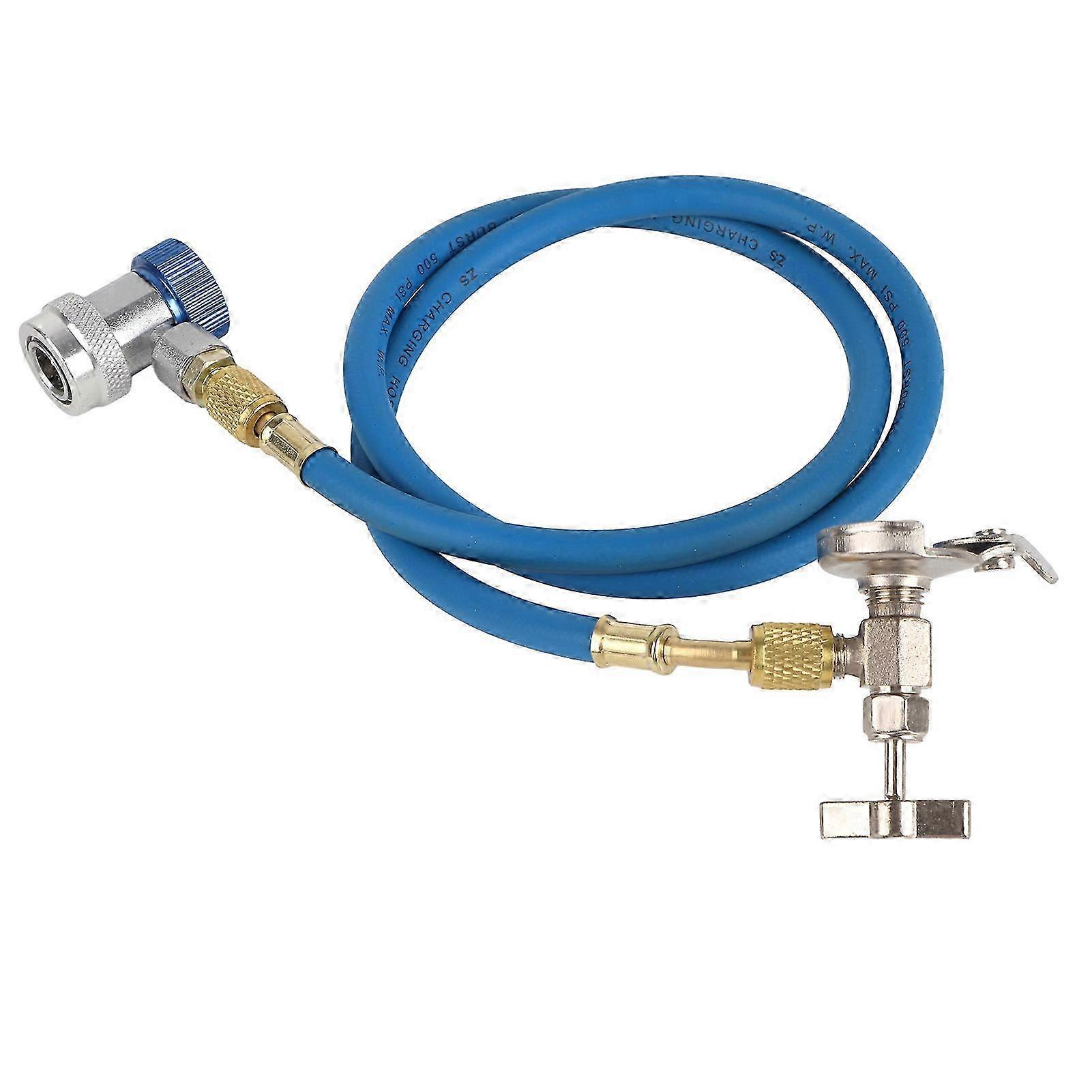 R134a Refrigerant Recharge Hose Gas Can Fitting Pipe Can Tap for R502 R-12 R-22 Refrigerant