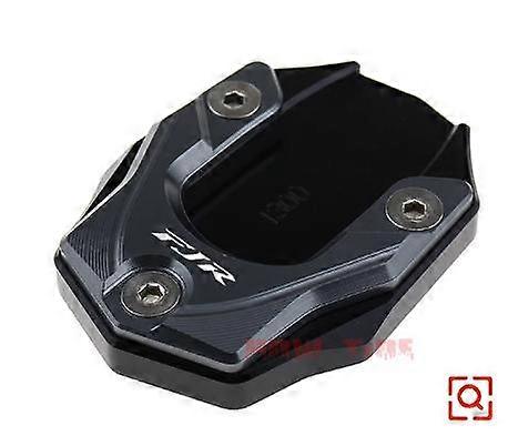 Motorcycle Kickstand Pad Side Stand Plate Extension for Yamaha FJR1300 FJR 1300 2001-2019(Black)