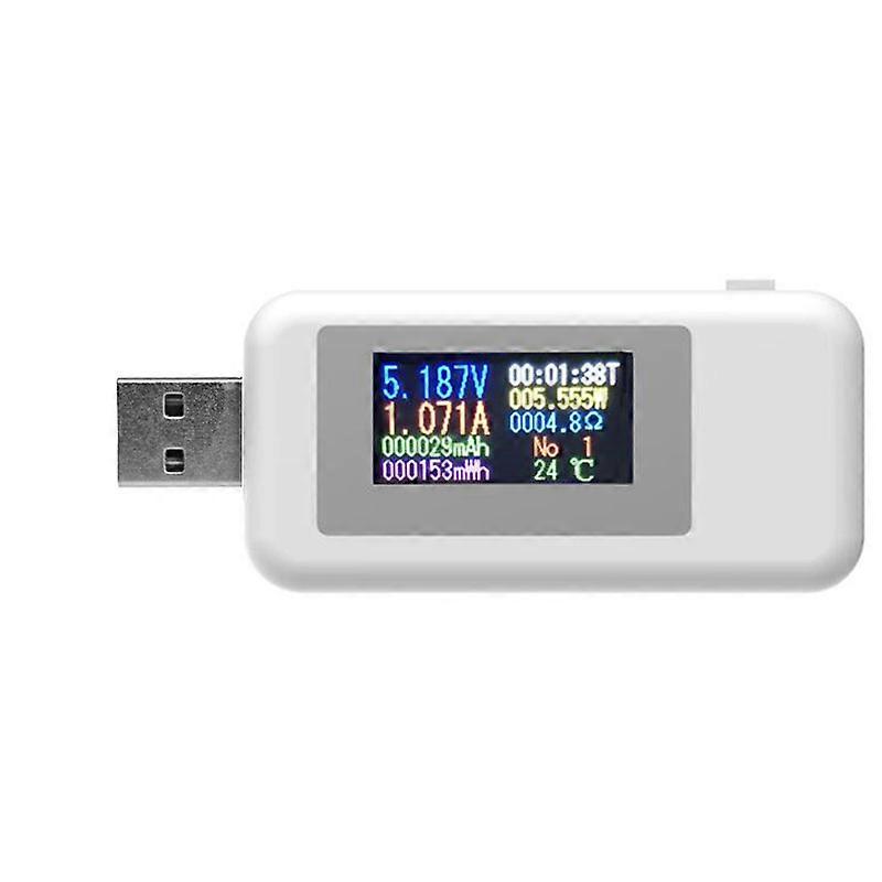 10 IN 1 USB Detector Voltmeter Ammeter USB Tester Voltage Current Tester Power Capacity Tester Meter Voltage Current