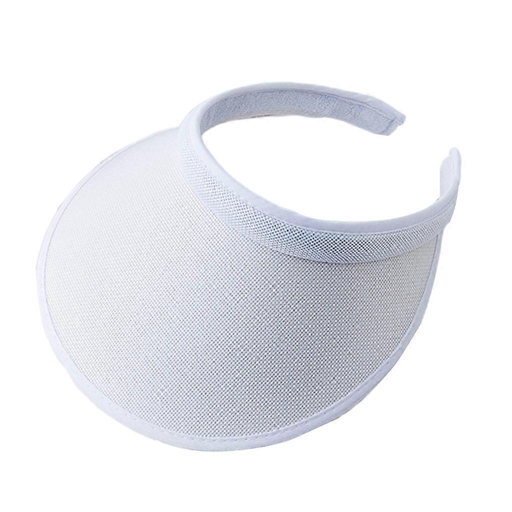 Women Low Profile Baseball Cap Plain Solid Empty Top Adjustable for Sun Visor Ha