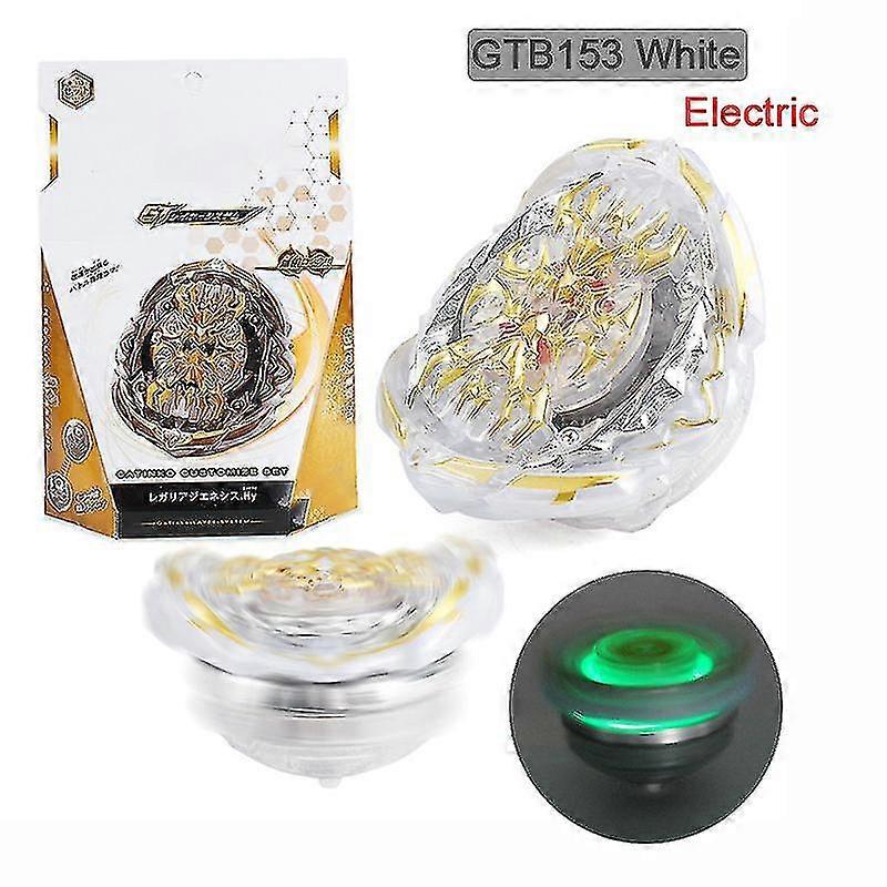 Cht Toupie Beybladesバーストは子供のための双方向ランチャーのおもちゃが付いている軽い金属の融合電気2つの上のカバーのジャイロスコープのおもちゃB154を導いた