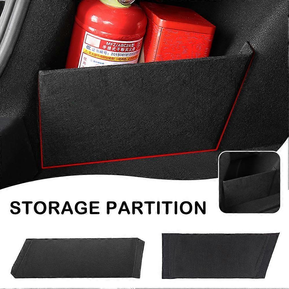 1PCS Car Side Storage Divider Organizer Board Partitions on Both Sides of The Trunk Partition Tail Box For Tesla Model 3