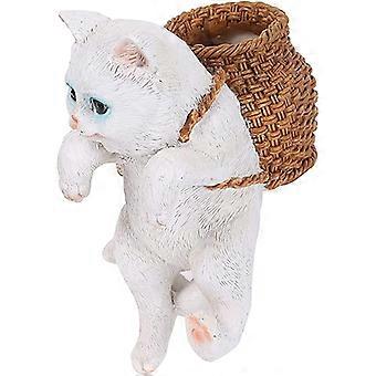 Aquarium Landscaping Reusable Exquisite Fish Tank Aquascape Cute Backpack Cat for Home Aquarium Ornament