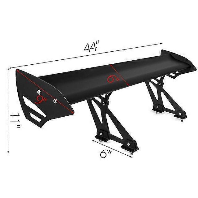 43 / 53 Zoll Lightweight Universal Heckflügel Spoiler Single / Double Streamline Deck Set für jedes Fließheck mit ebenem Kofferraum 43 in 1 Deck