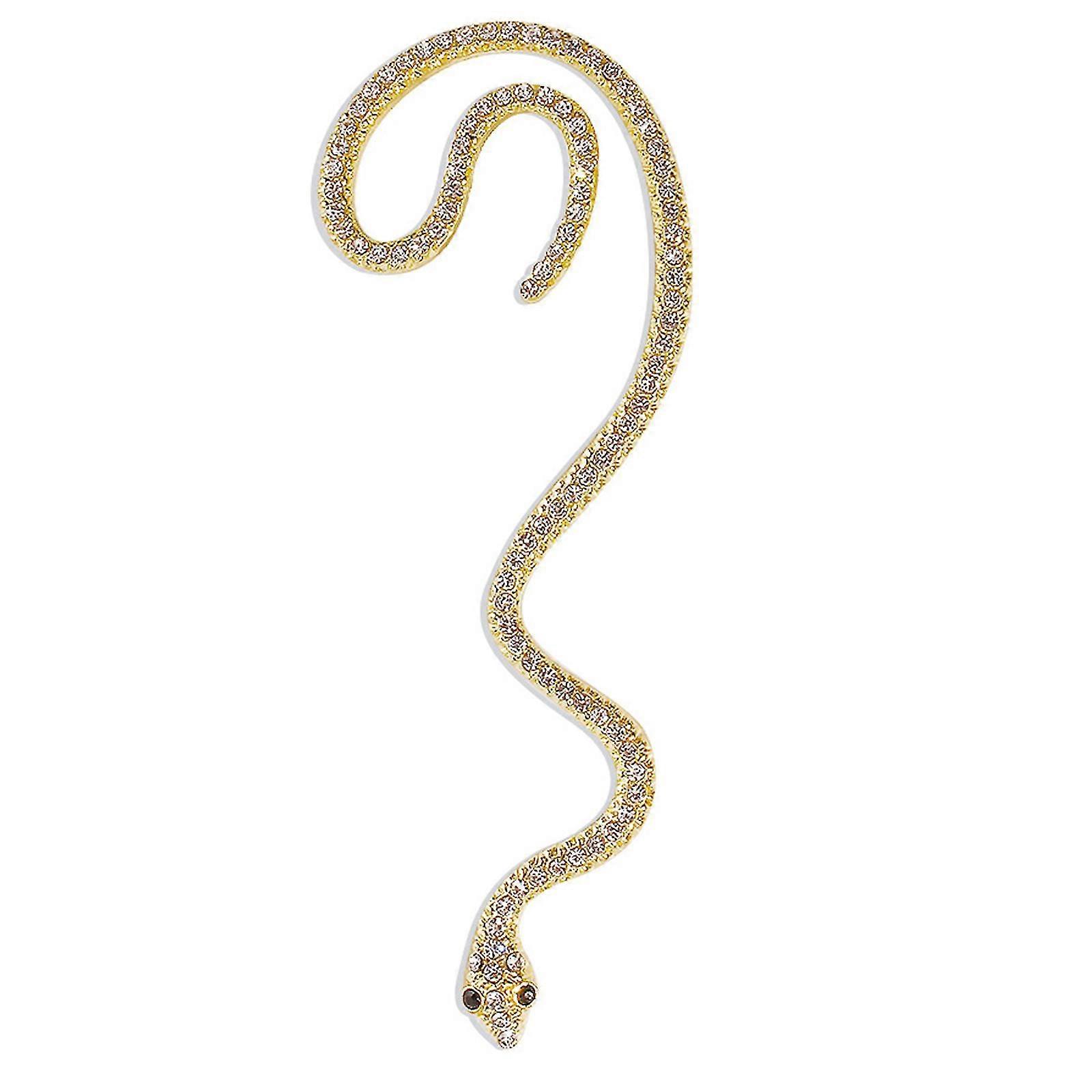 Delicato orecchio di serpente orecchio avvolgere orecchini orecchini cartilagine no pierced jewerly Oro