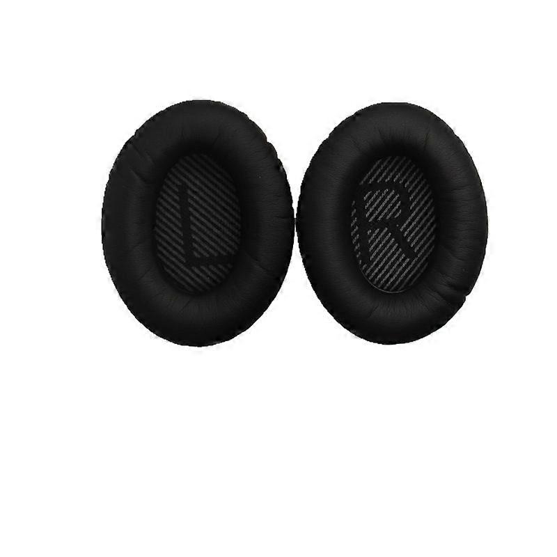 Replacement Ear Pad Cushion Kit Compatible with Bose QC35/QC2/qc25/qc15/AE2i - Black