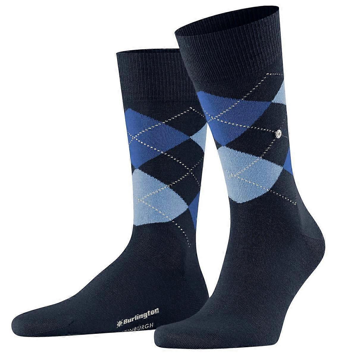 Burlington Edinburgh Socks - Marine Blue