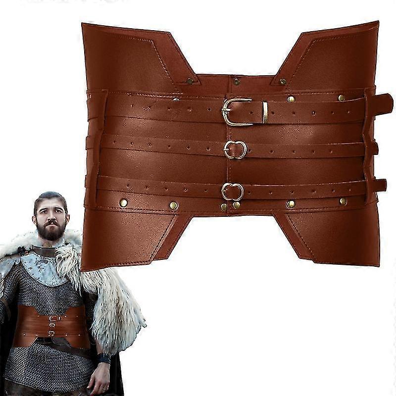 Waist Armor Medieval Knight Corset Belt With Adjustable Design Colourfast Embossed Waist Belt Gift For Halloween