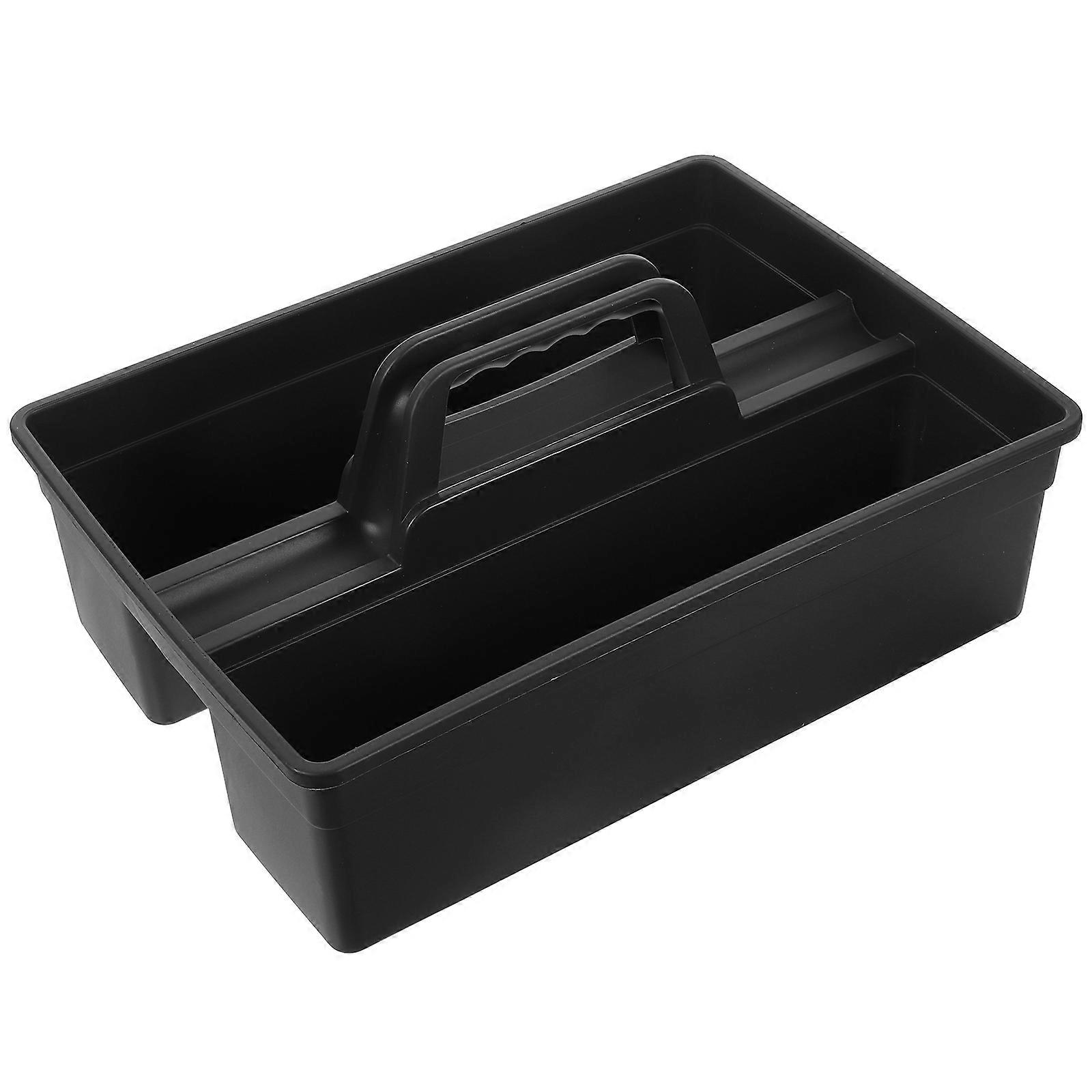 1 Pc 3-Compartment Plastic Cleaning Tool Basket Cleaning Tool 3-Compartment