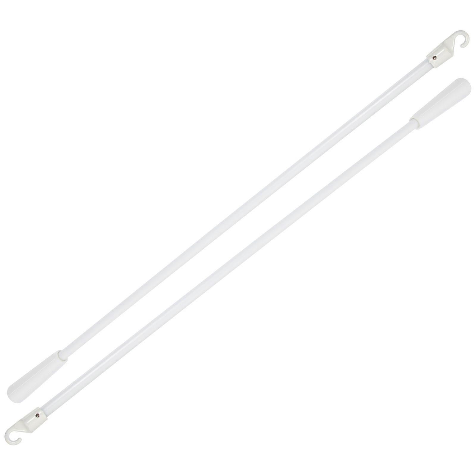 2pcs Fiberglass Wand Blinds Tilt Rods Vertical Blinds Pulling Control Handles with Hook