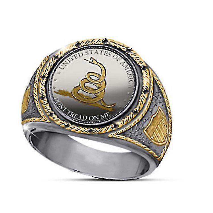 Gold Rattlesnake Ring - Fashion