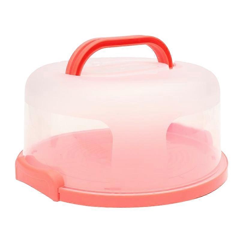 Fresh-keeping Portable Cake Box Dust Proof PP Handheld Cupcake Carrier for Packing