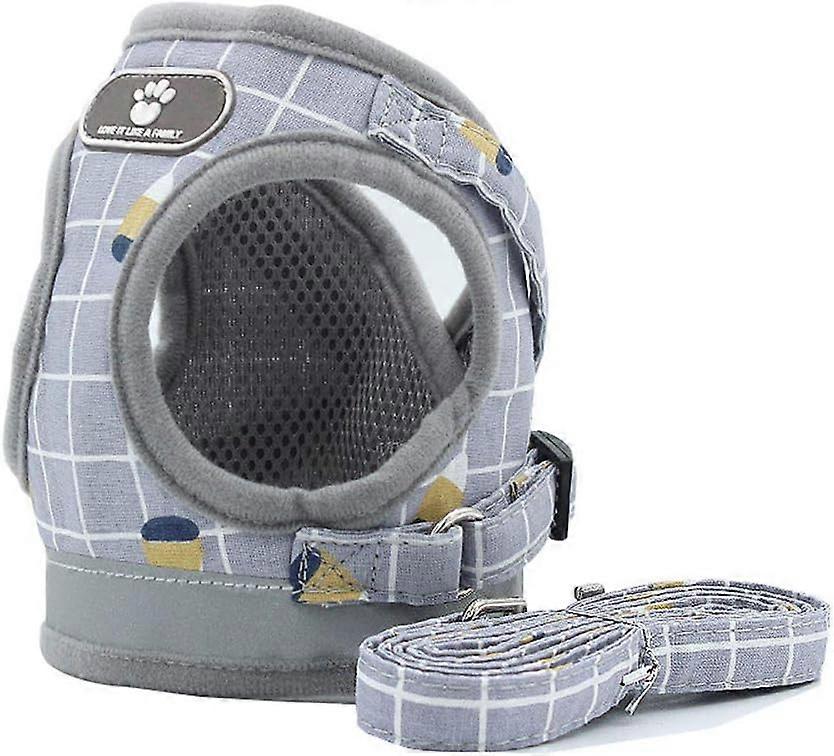 Soft Adjustable Puppy Harness Vest for Comfortable Walking and Training - Durable, Breathable and Secure Pet Harness