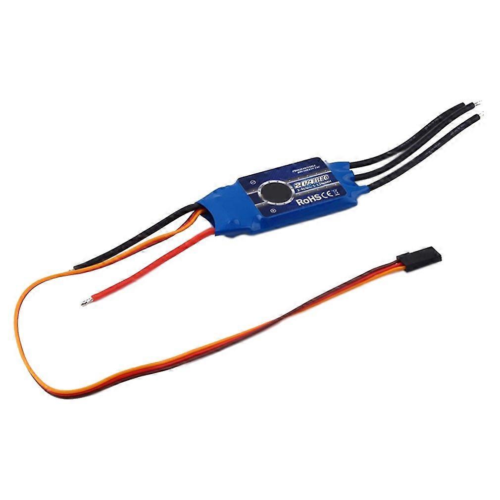 Smooth And Precise Brushless ESC (2-4S) Model SU27 Anti-Overheating Unlimited Speed Support Brushless ESC