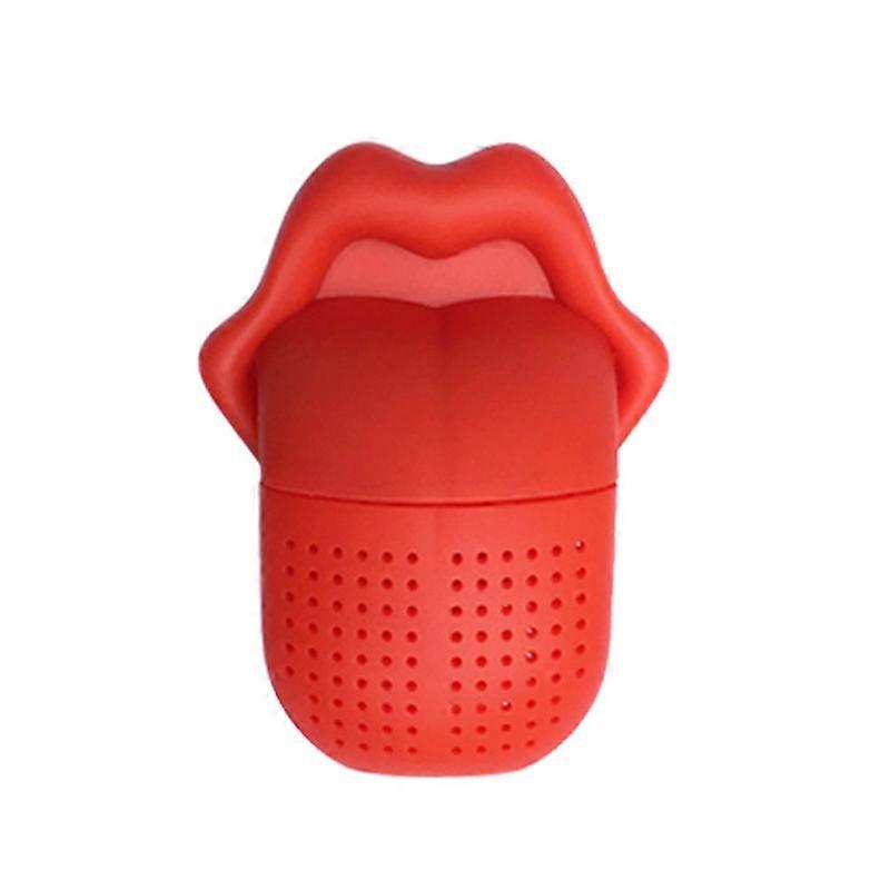 1Pcs Creative Tongue-Shape Tea Infuser Strainer Silicone Tea Bag Leaf Filter Diffuser Teaware Teapot Accessory Kitchen Gadget