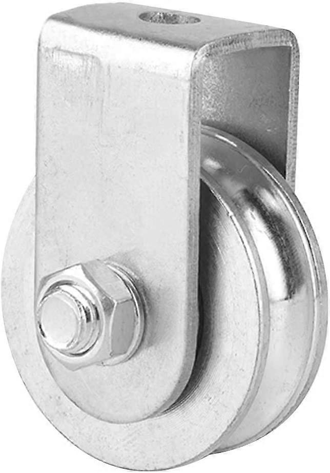 Pulley, 0.3 Ton Single Loading Pulley Swivel Block Pulley Roller Lifting Wheel for Wire Rope