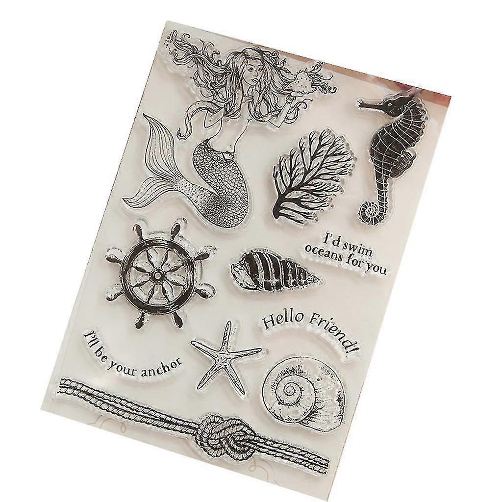 透明シリコンクリアスタンプシールスタンプグリーティングカード招待状を作る