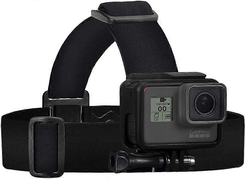 Headband camera mount compatible with various GoPro, non-slip and sweat-absorbent