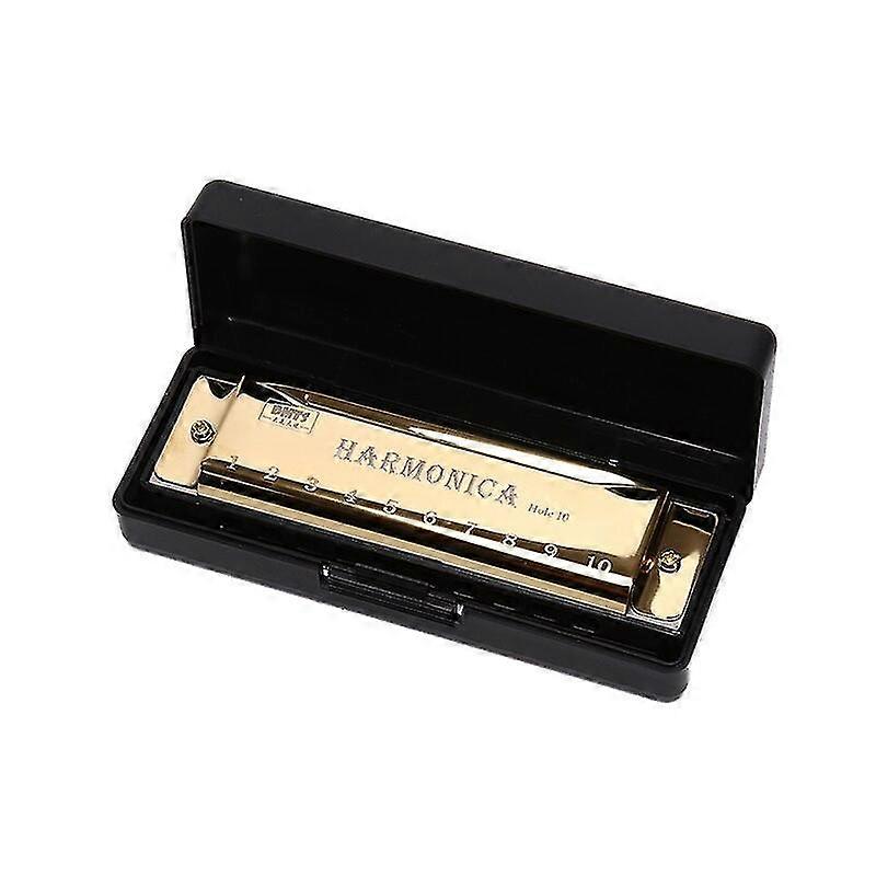 10 Hole Harmonica Mouth Organ Puzzle Musical Instrument Beginner Teaching Playing Gift Copper Core Resin Harmonica Harp