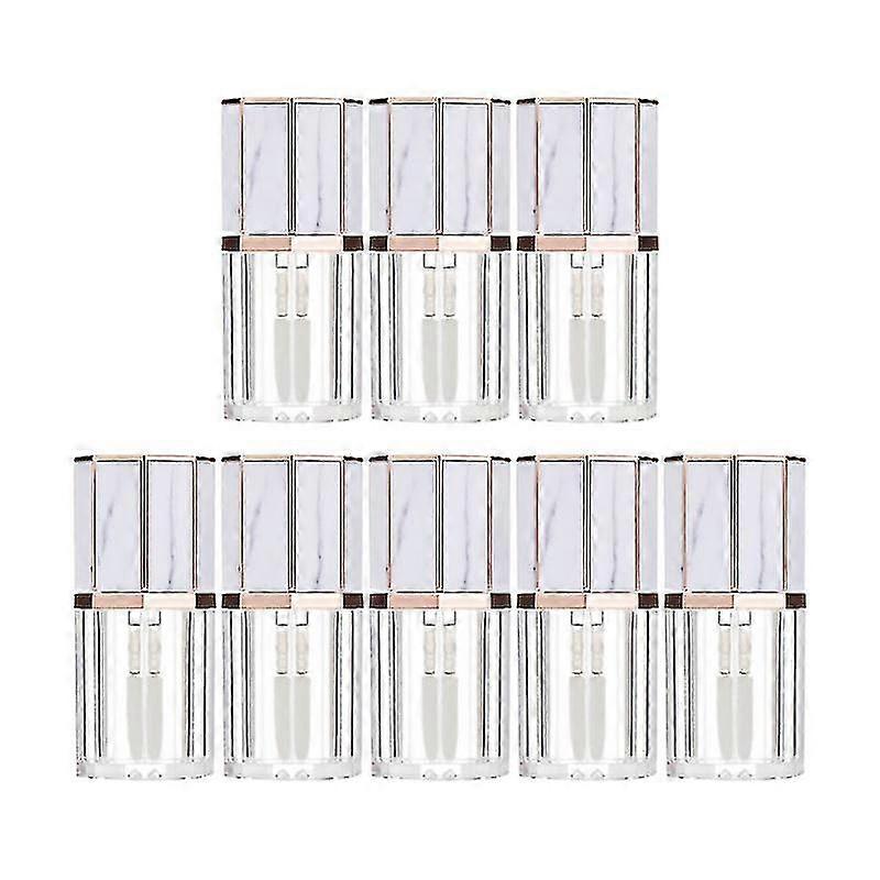 8pcs 5ml leppebalsam flaske lipgloss rør diy leppestift kosmetisk pakkebeholder