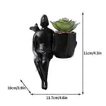 Home Ceramic Flower Pot Simulation Succulent Living Room...