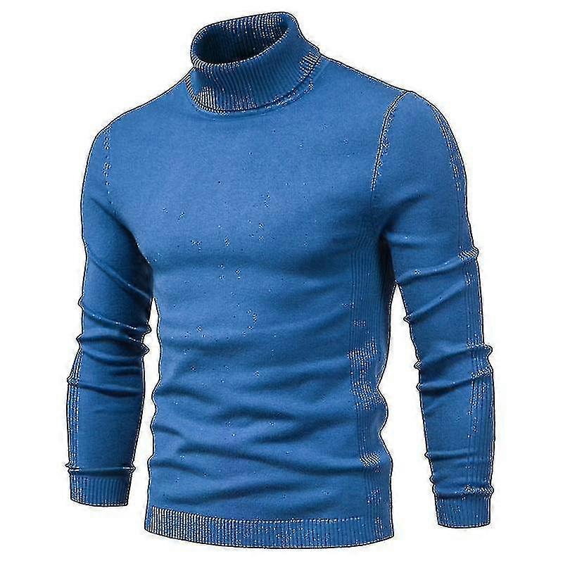 Winter Turtleneck dicke Herren Pullover Casual Turtle Neck Solid Color Qualität Warm Slim Pullover Männer