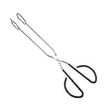 Extra Long Scissor Tongs Stainless Steel Barbecue Tongs...