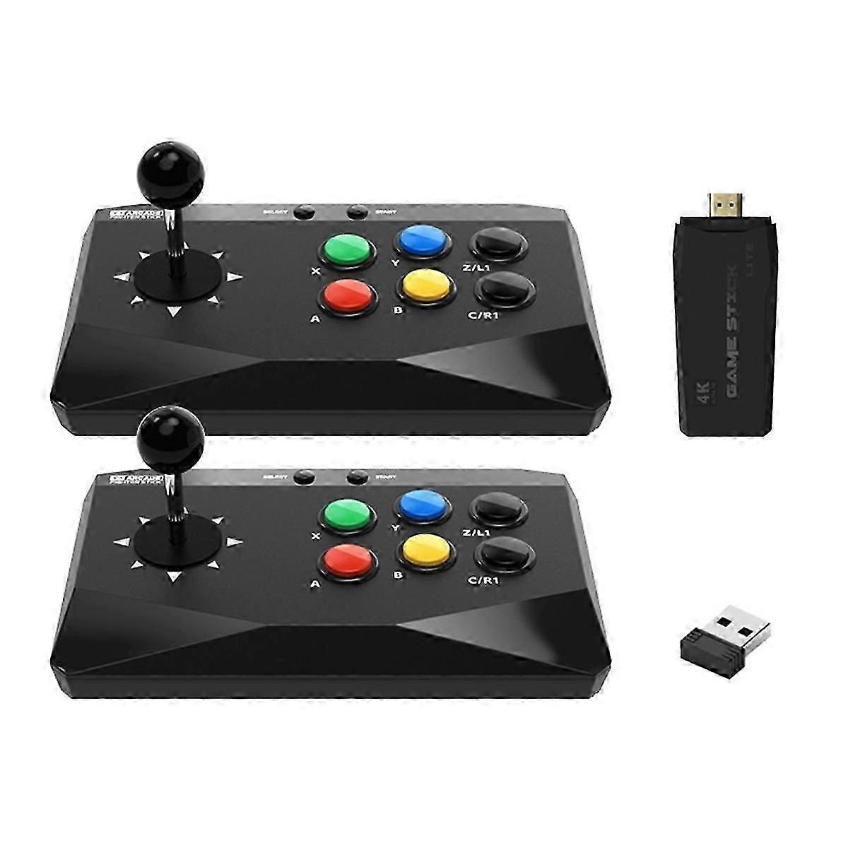 4K-videogameconsole met Arcade Game Stick-toetsenbord Ingebouwde 10000 Games Stick voor PS1 / FC / Retro