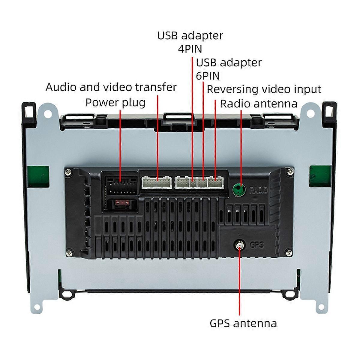 7inch 2 Din Android Car Radio Stereo Player for B200 2008-2017 Carplay Android Auto GPS Navigation BT
