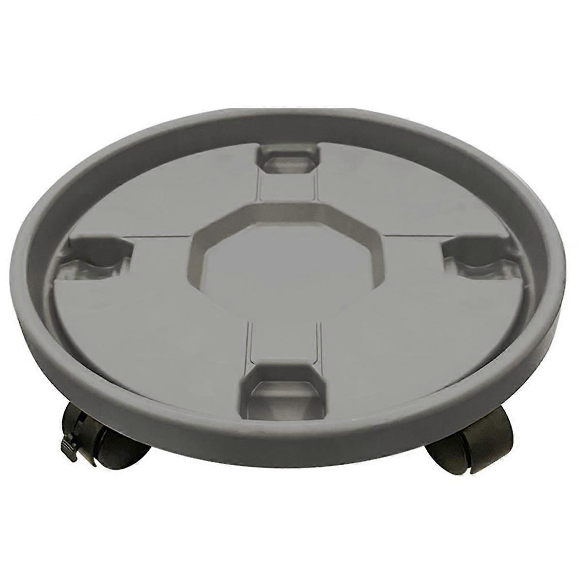 Large Thickened Round Flowerpot Tray Heavy Flowerpot Mobile Cart Bracket Portable and Practical Gar