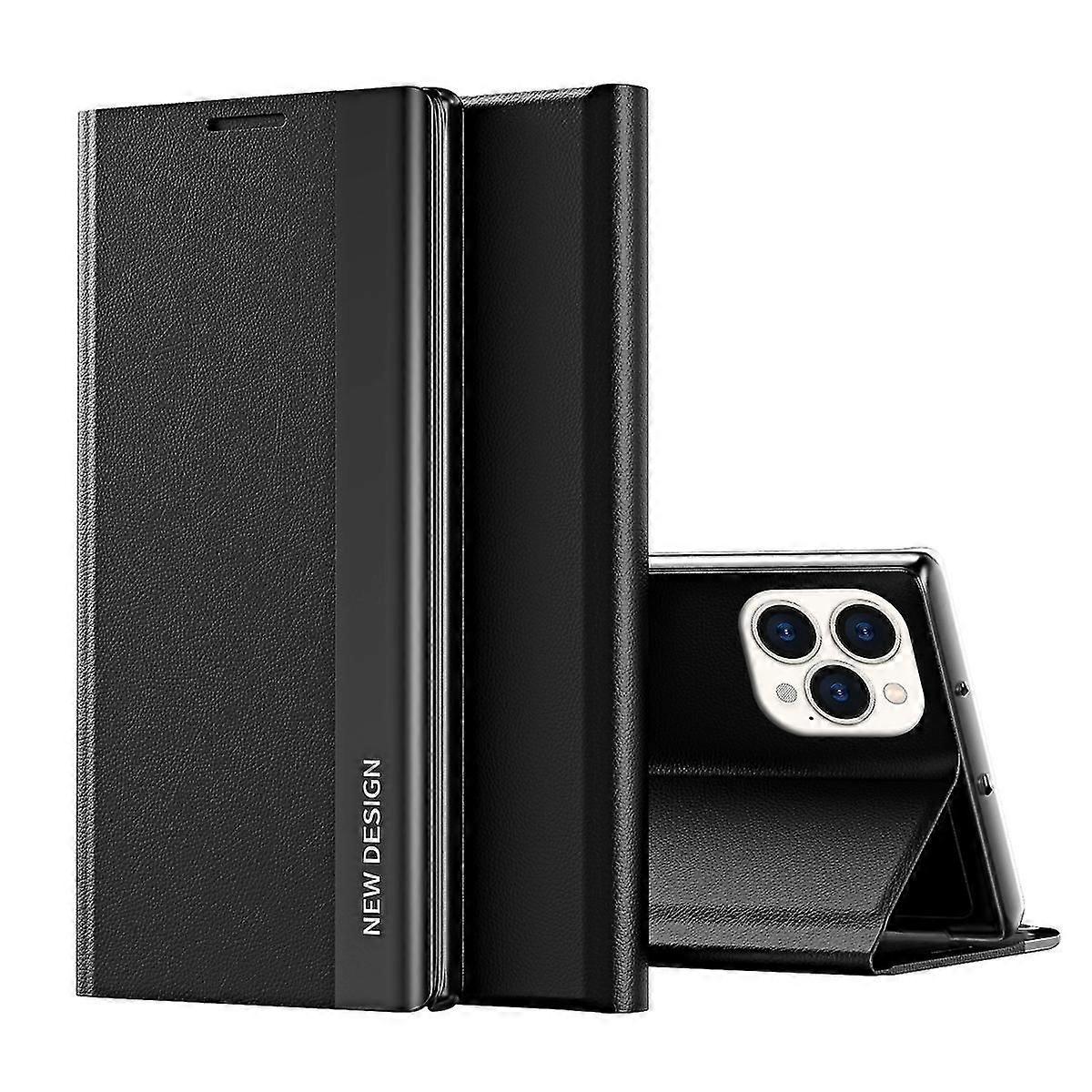 Side Electroplated Leather Case For iPhone 15 Pro