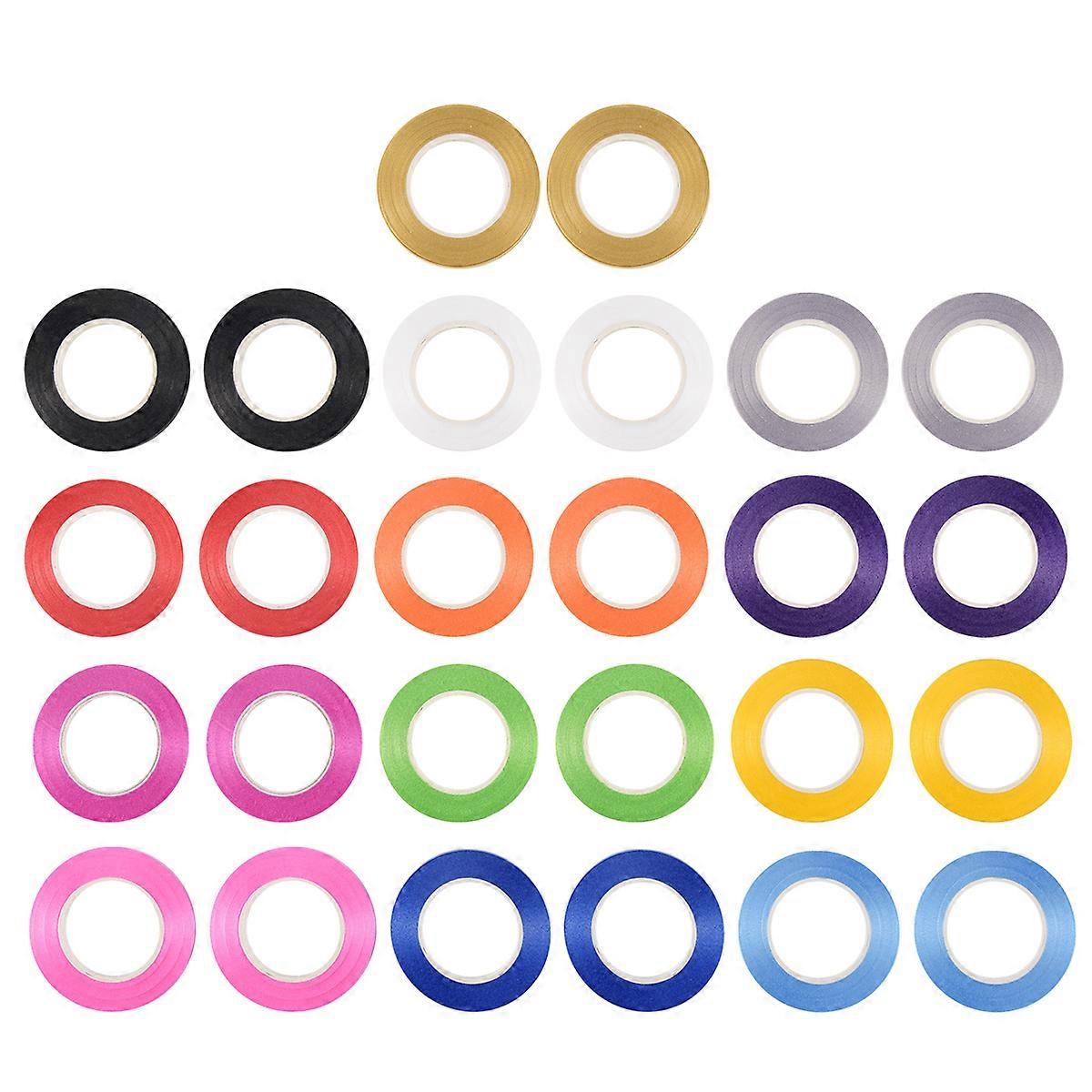 26 Rolls Curling Ribbon Set Crimped Balloon String Gift Wrapping Ribbon Bow Ribbon for Wedding Fest