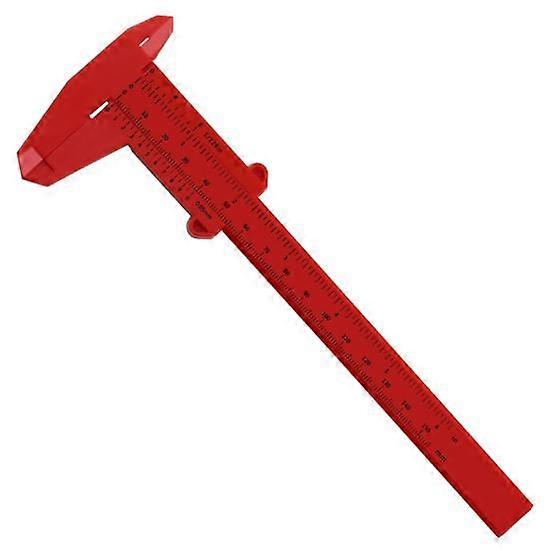 0-150mm Double Scales Plastic DIY Paper Wood Craft Caliper Measurement Tool