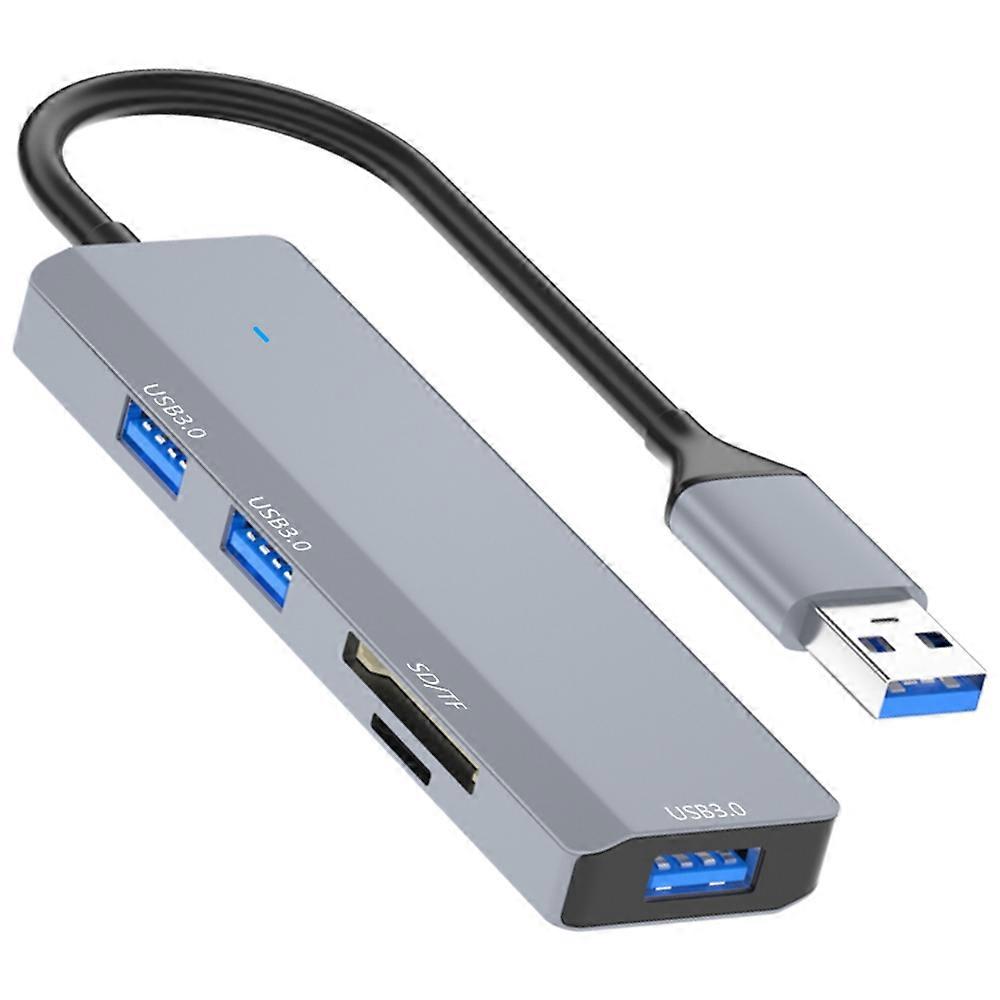 Type A ADS-310A Multi-Port Hub USB Adapter to 3xUSB 3.0+2xCard Reader Slots