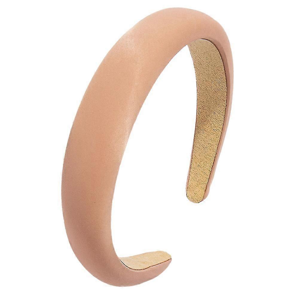 Padded Headbands For Women Solid Plastic Thi Hair Hoop Girls Sponge Non-slip Hairbands Hair Accessories