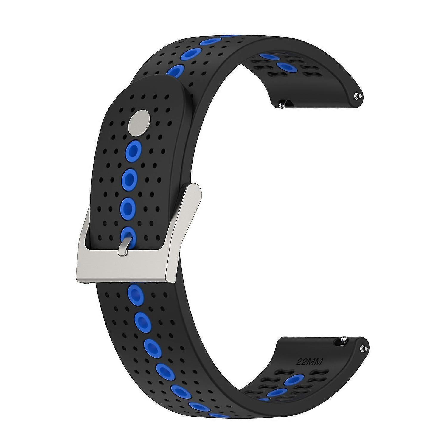 Bracelet en silicone troué coloré pour Suunto 9 Peak