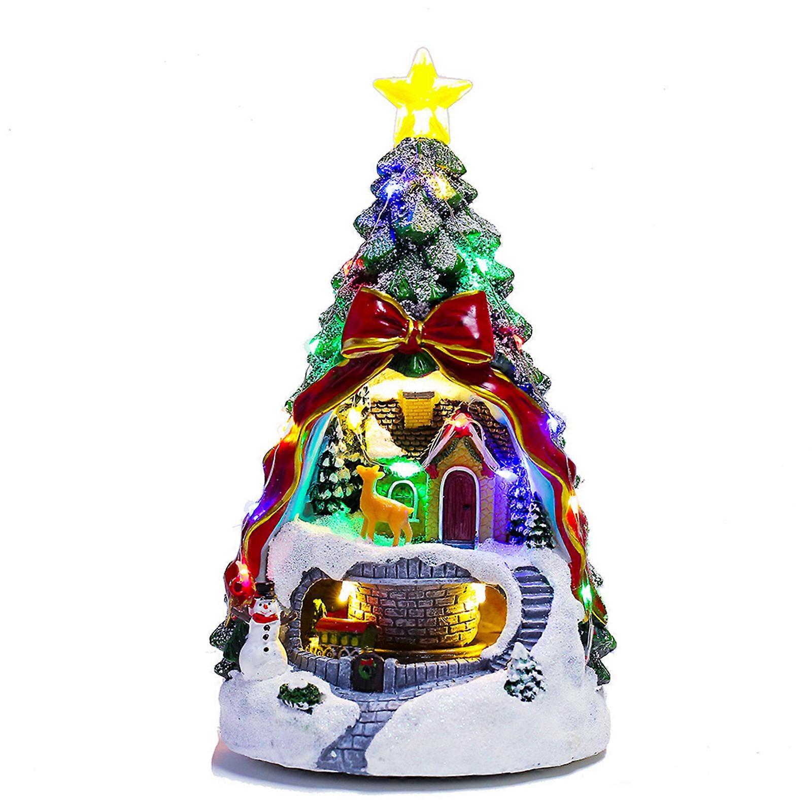 クリスマスミュージカルオルゴール明るいお祝いデスクトップオーナメントデコレーション子供と大人のためのホリデーパーティー用品