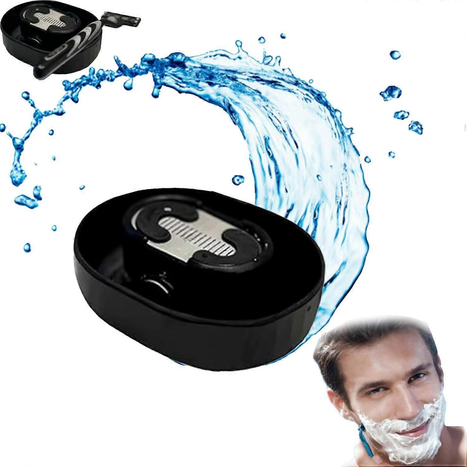 The Razor Rinser Efficiently Clean Your Razor - Manual Pressure Rinse, Razor Water, Razor Rinse - Goodbye to Clogged Razors and Dirty Sinks