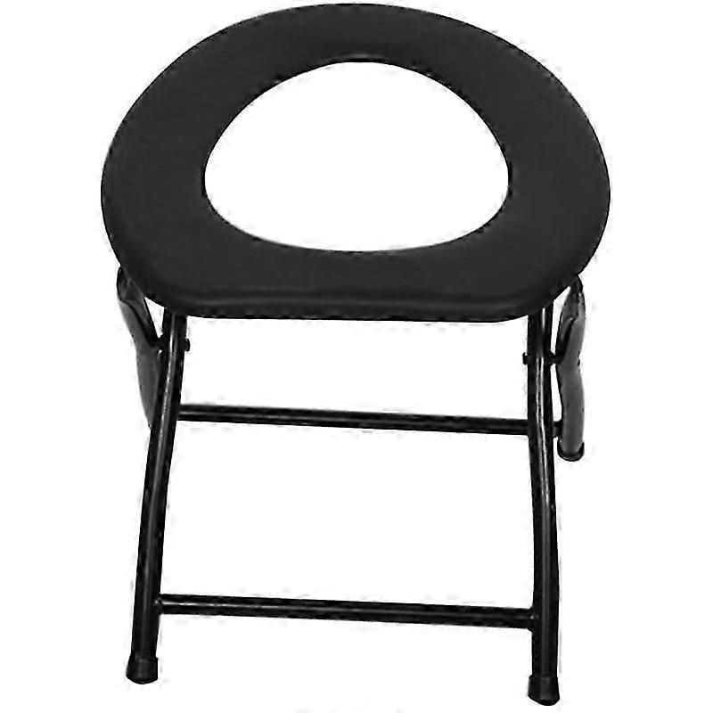 Bärbar hopfällbar campingtoalett - Kompakt resevänlig