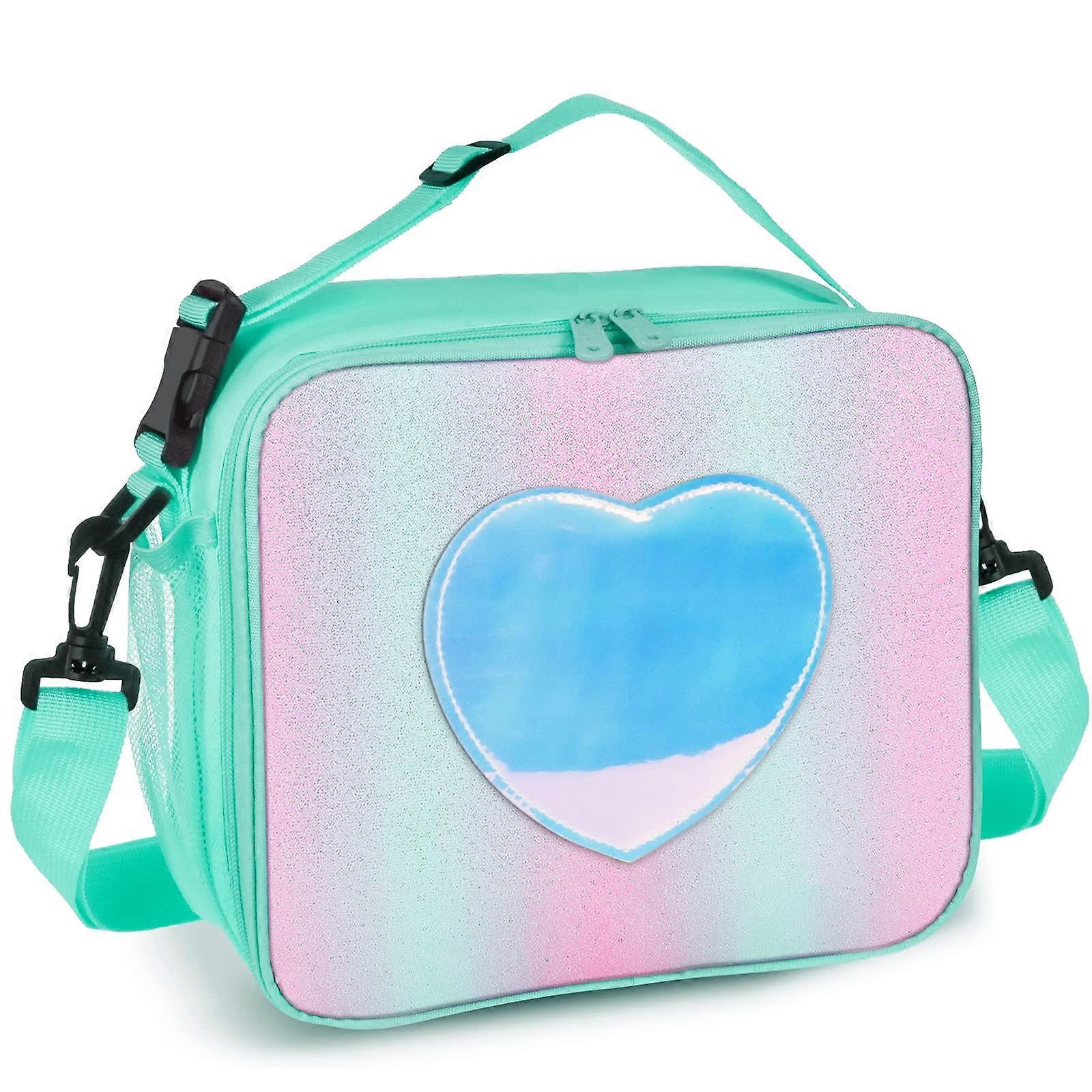 Insulated rainbow lunch bag for