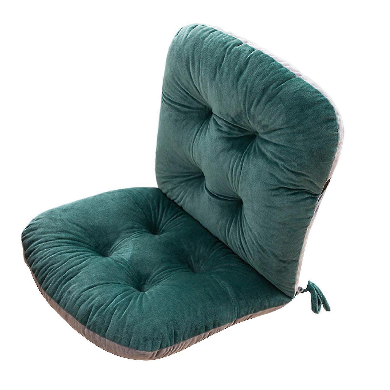 Winter Desk Chair Cushion with Fixing Strap for Anti-slip Thickened Good Elasticity And Softness Keep Warm Office Chair Seat Cushion Rocking Chair Com