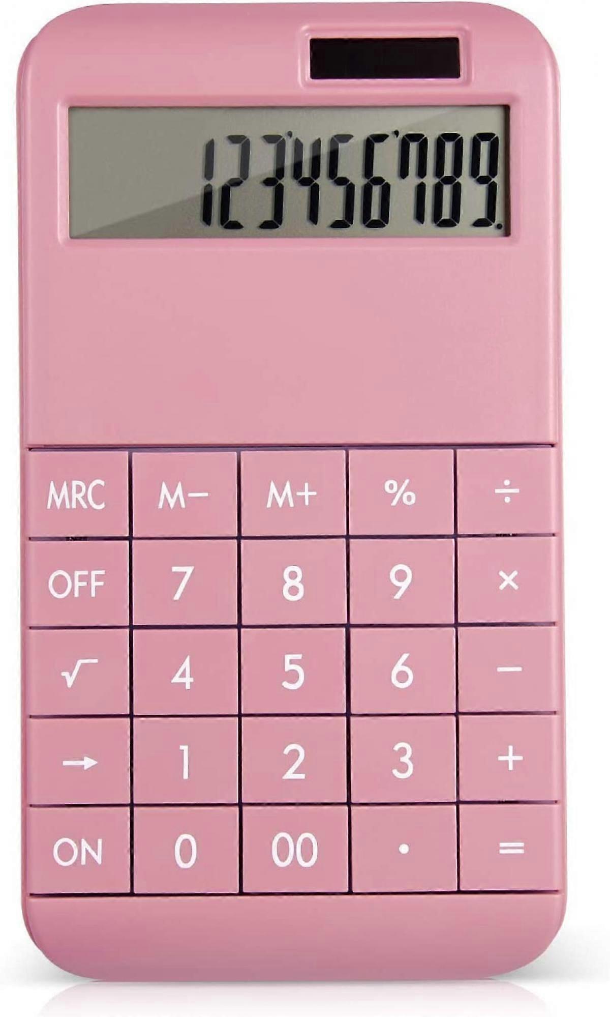Basic Standard Calculator 12 Digit Desktop Calculator with Large LCD Display for Office, School, Home & Business Use