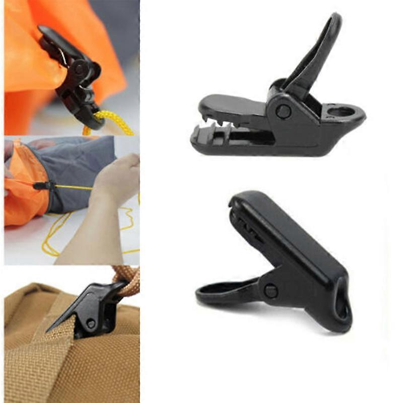 Tighten Tool Tarp Clips Alligator Clip for Camping Tent Holder 15 Pcs