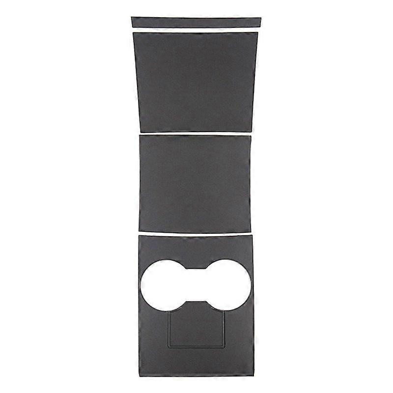 compatible for Tes-la Model 3 Model Y 2017-2020 Car Carbon Fiber ABS Central Control Panel Protective Patch Central Interior Accessories