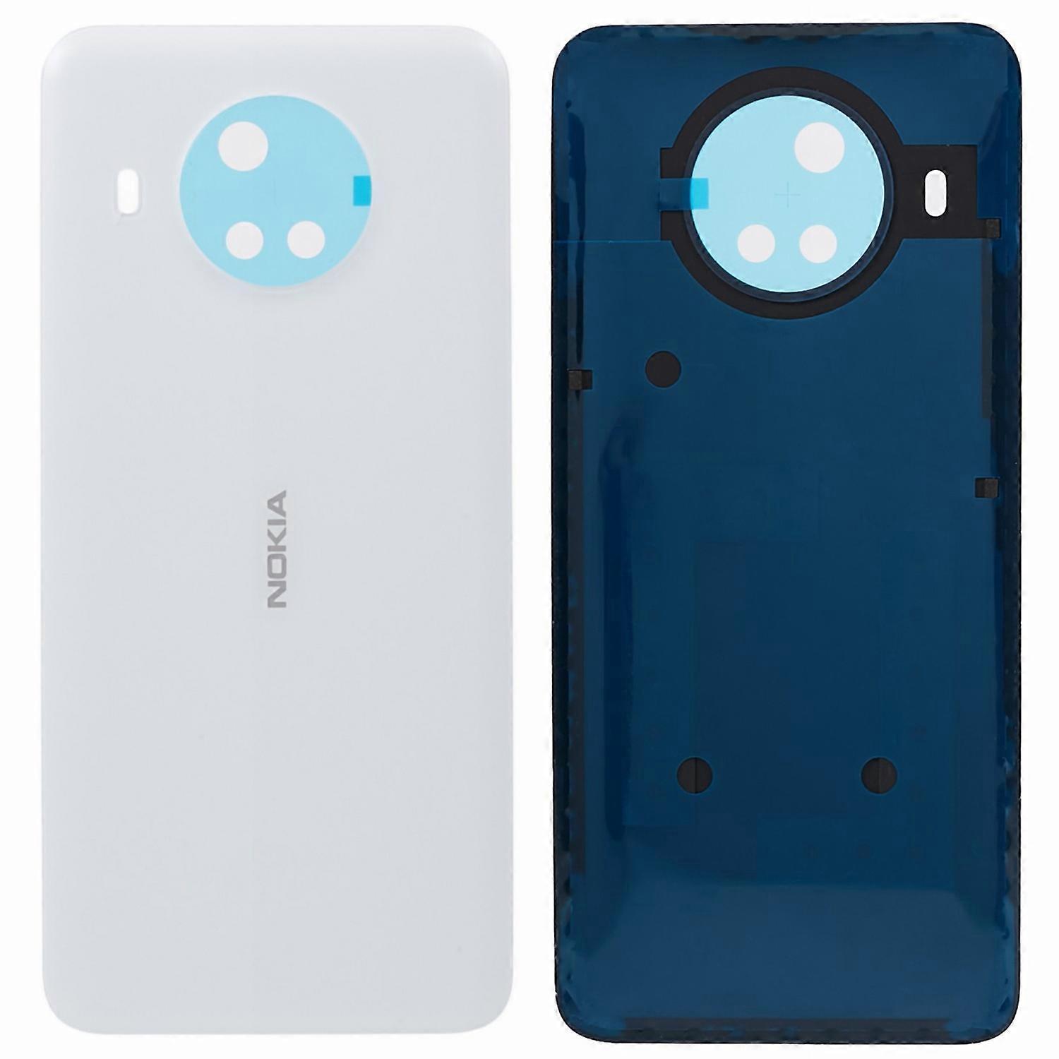 For Nokia X10 5G TA-1350 TA-1332 OEM Battery Housing Cover Replace Part with Adhesive Sticker-Snow