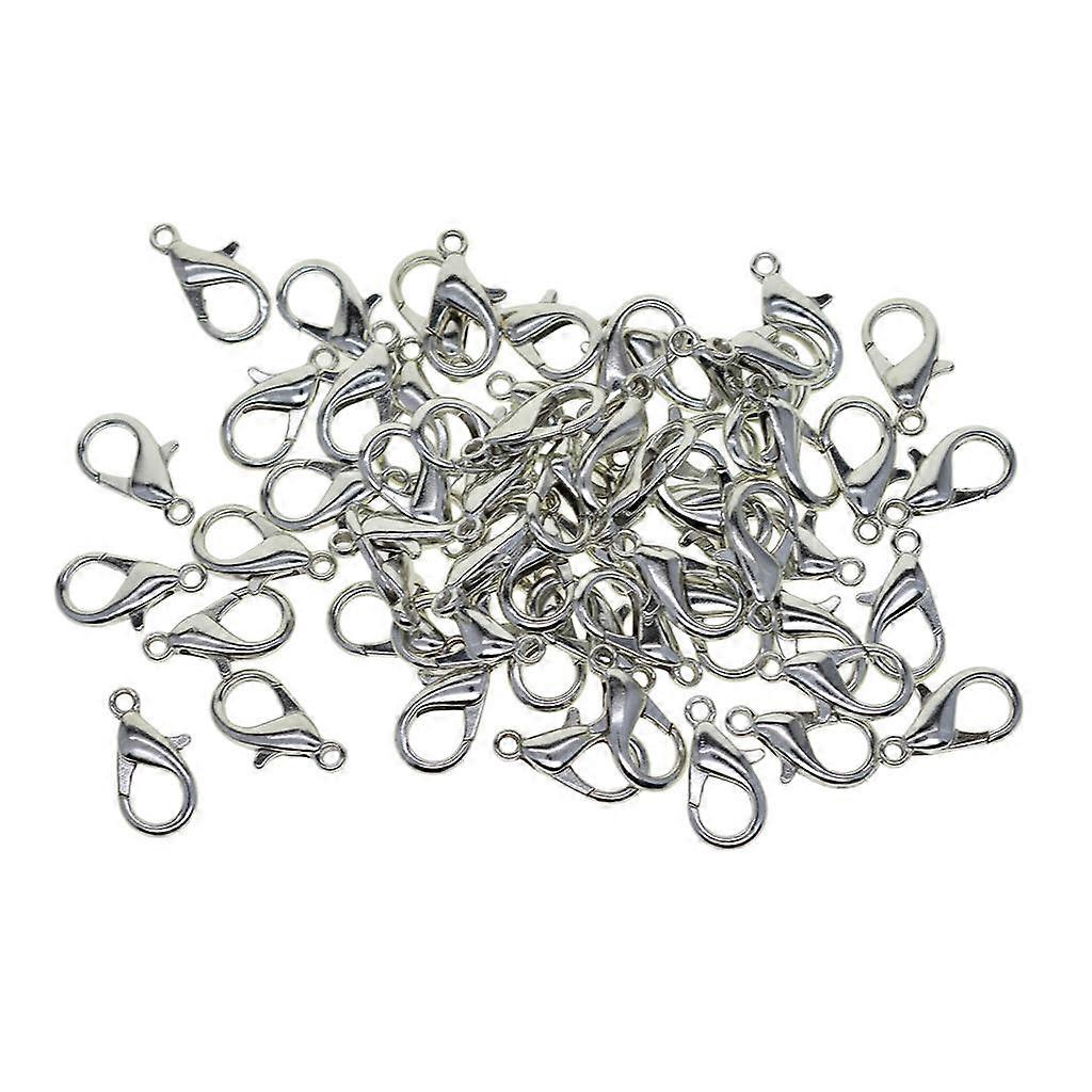 50Pcs Claw Clasp Keychain Connector for DIY Wallet Jewelry