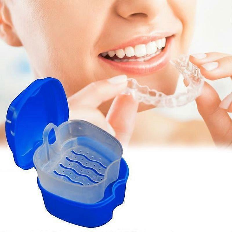 Food Grade PP Detachable Denture Bath Box Case for